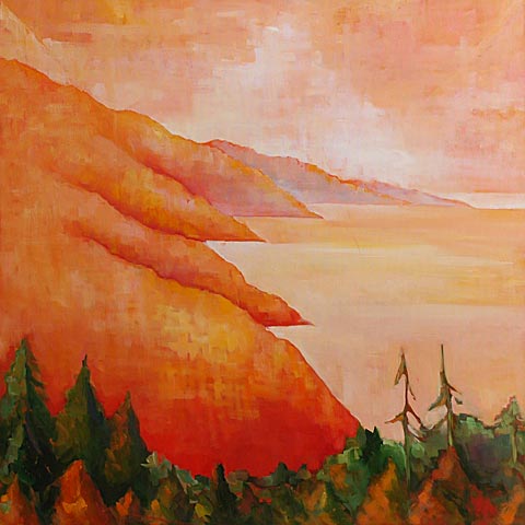 South from Nepenthe Raidant Hills