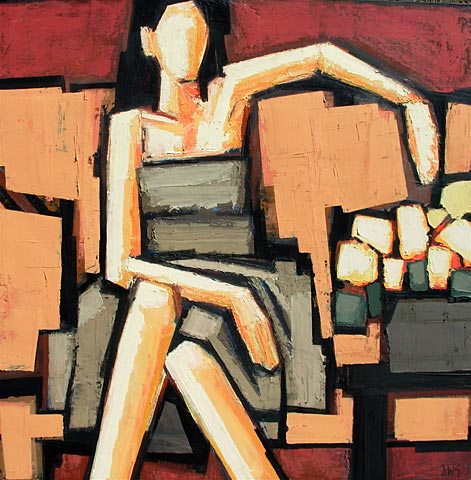 Figure with Flowers