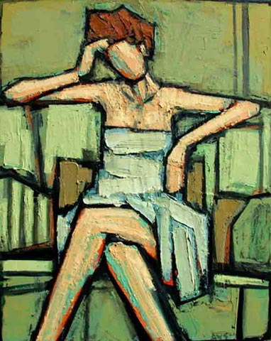 Figure with Flowers