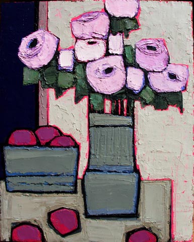 Sterling Roses with Plums