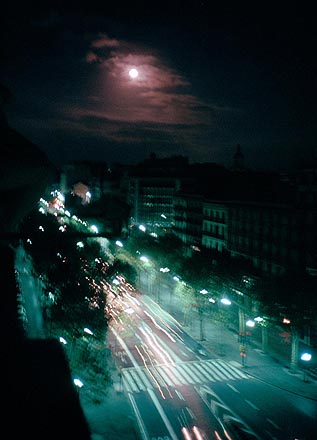 Moon Over Barcelona